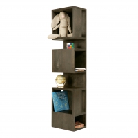 Etagère murale Secret - Bouleau teinté noir